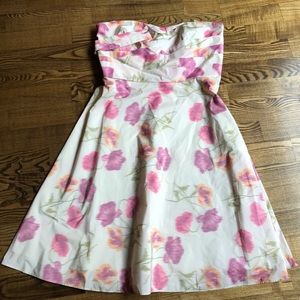 NWOT Banana Republic strapless dress sz10